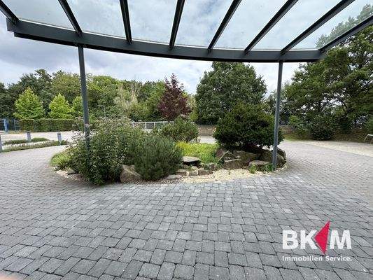 Blick vom Hauseingang