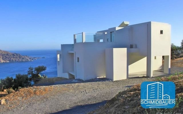 Kreta, Plakias: Villa mit spektakulärem Meerblick im Süden zu verkaufen