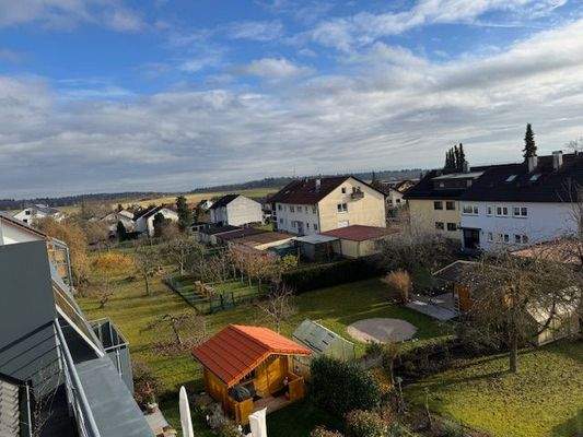 Aussicht vom Südbalkon