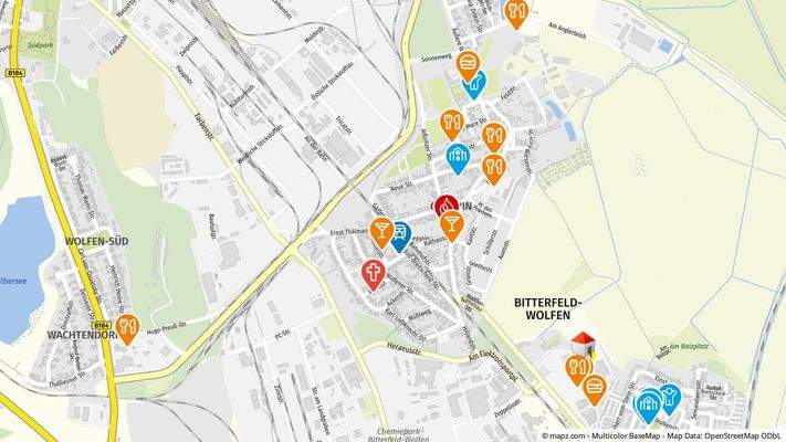 Geolyzer Kartenausschnitt