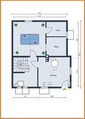 Grundriss Kellergeschoss