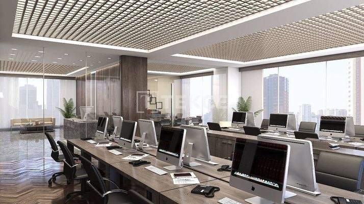 Offices on the Main Road Near the Metro in İstanbul