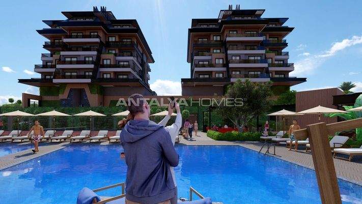 Real Estate with Private Beach in Alanya Kargicak