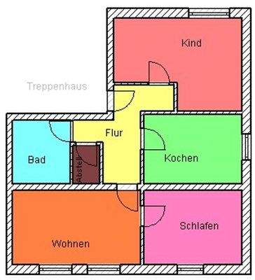 Grundriss OG links -Skizze-