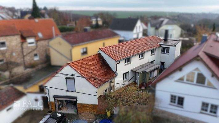 Drohne Front-Gebäude