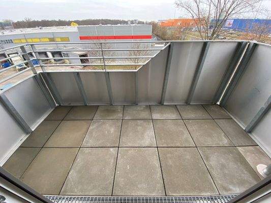 Balkon zur Westseite