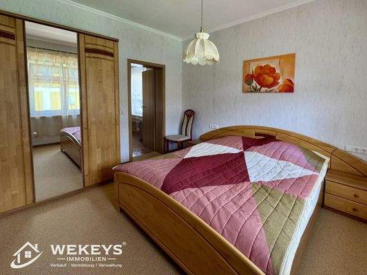 Schlafzimmer mit Bad "en Suite"