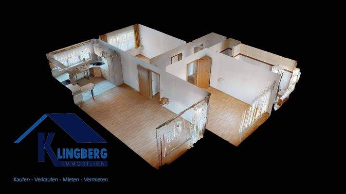 Dollhouse-View der Wohnung