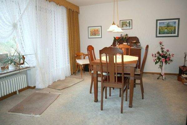 Essbereich mit Terrassenzugang