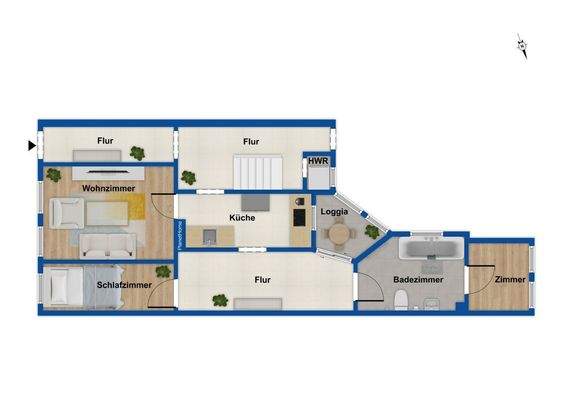 Grundriss - Erdgeschoss