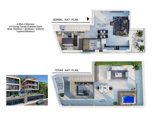 Spacious Sea View Flats with Smart Systems in Alanya