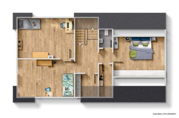 Grundriss / Skizze Obergeschoss