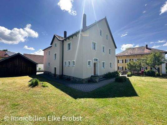 Rückseite des Gebäudes