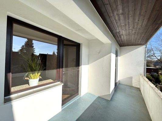 Zimmer 1, Ansicht vom Balkon