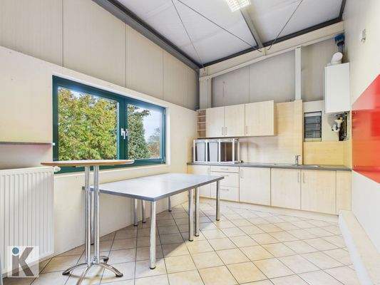 Küche in der Werkstatt