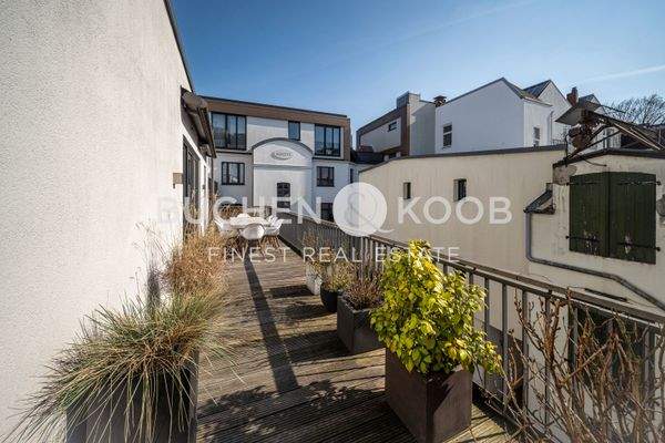 Sonnige Dachterrasse