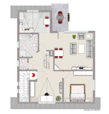 Grundriss Dachgeschoss