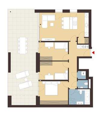Fallenberggasse, Dornbirn-Grundriss Whg Top B02