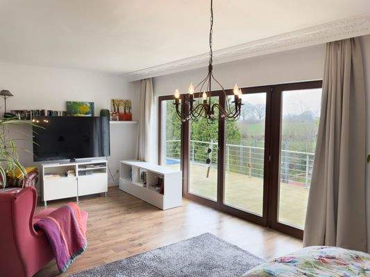 Blick auf die Terrasse, Feldblick