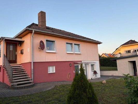 Blick auf den Eingang