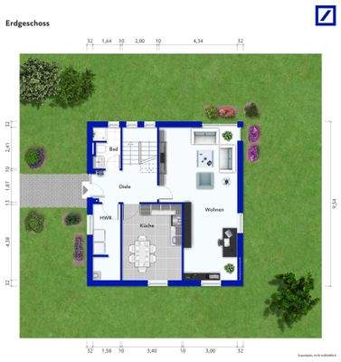 Grundriss Erdgeschoss