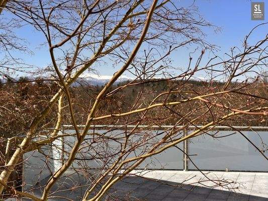Westterrasse mit Koralm - Blick