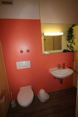 Bad mit Dusche und WC (2)