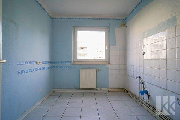 Praktische, separate Küche