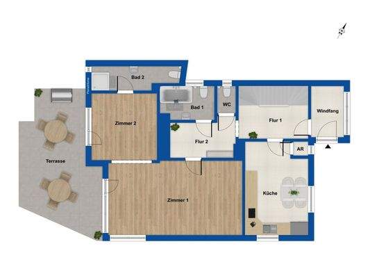 Grundriss Erdgeschoss