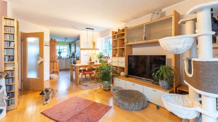 offener Wohn--Ess--Küchenbereich