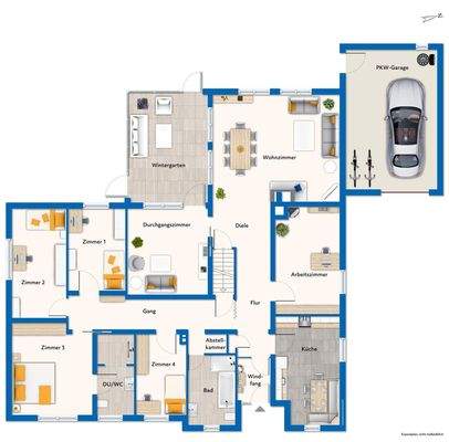 Grundriss vom Erdgeschoss