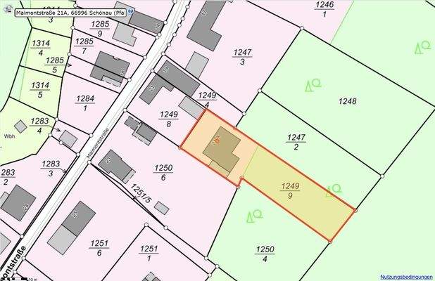 Lageplan-Nutzung_Schönau-Gebüg 1249-9