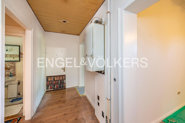 Wohnungsflur mit Gasetagenheizung