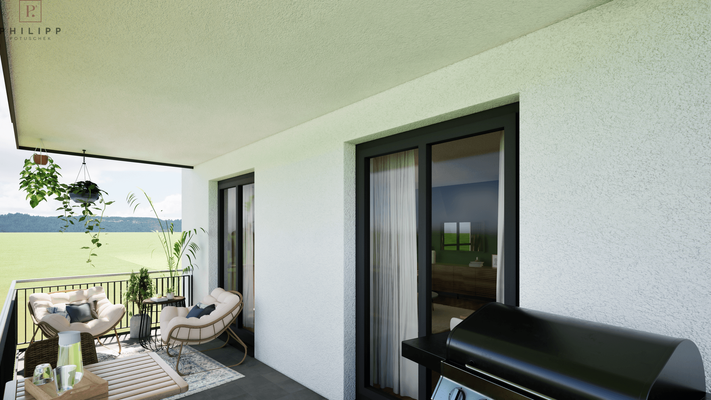 Visualisierung Balkon