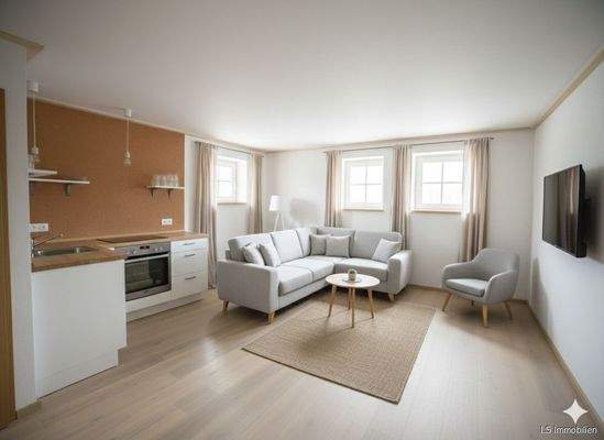 EG Wohnbereich mit Küche