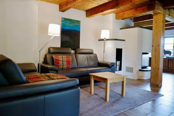 Wohnenbereich am Kamin