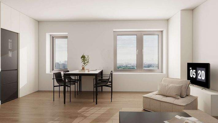 Koch-Ess-Wohnbereich (Visualisierung)