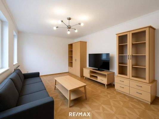 Wohn/Schlafzimmer KI Einrichtungsvorschlag