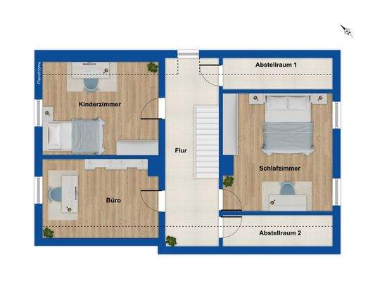 Grundriss Obergeschoss