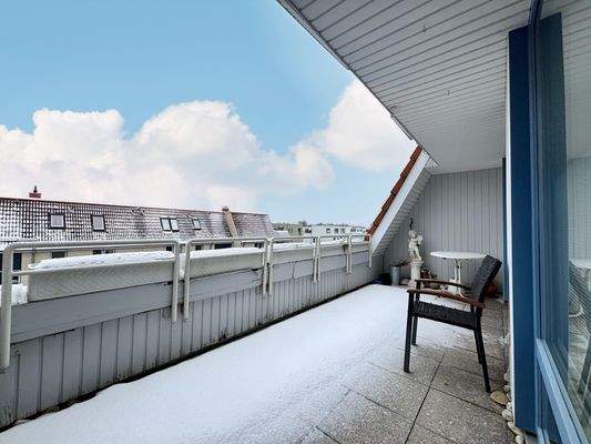 Schöne Dachterrasse