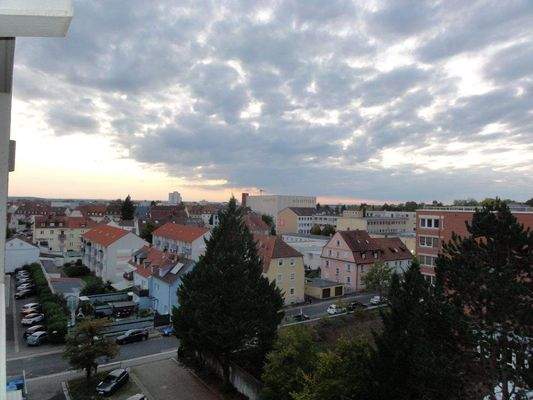 Umgebung vom Balkon aus gesehen