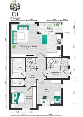 Grundriss Buchen Whg 1