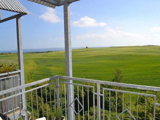 Der Blick vom Balkon