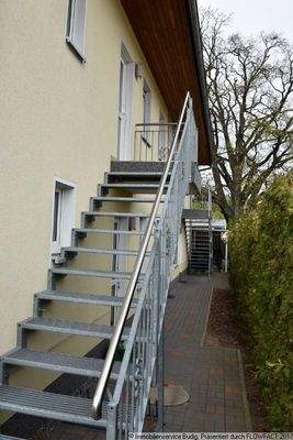 Treppenaufgänge zum Obergeschoss