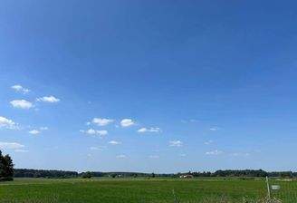 Feldblick vom Balkon im September