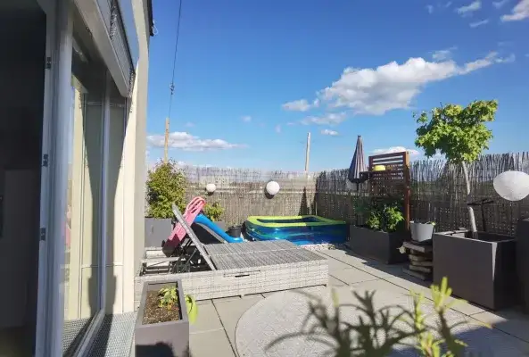 Dachterrasse Blick Richtung Osten