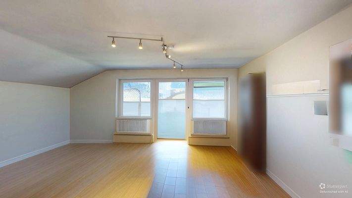 Wohnzimmer-Blick-Balkon