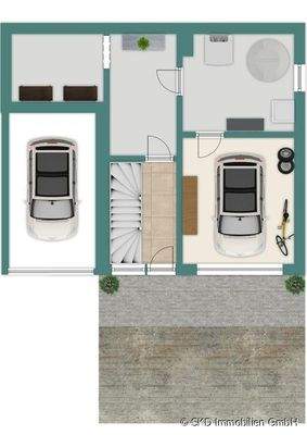 Grundriss-Skizze Erdgeschoss