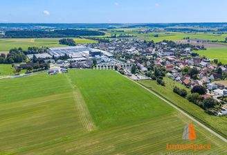 Blick auf das Neubaugebiet