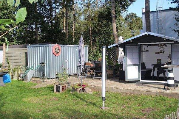 Der Geräteschuppen und das Gartenhaus